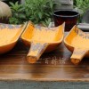中式仿古蓝色实木整料雕刻工艺品摆件木铲小木戳锨 北京家居用品