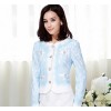 80027 # осенью кружева моды дамы небольшой ароматный одной грудью короткий малых пальто куртку -