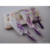 厨用刀 不锈钢 礼品 厨 用刀 紫罗 兰三件套  展销 礼品 套装