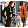 2015秋冬新款韩版时尚女装呢子立领外套 毛呢外套女式 风衣