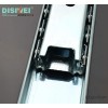 الأثاث الأجهزة الباب اثنين درج الشريحة السكك الحديدية دليل كتم الكرة الحديدية disiwei مباشرة