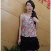 2013夏季新款女装 晴尼彩虹段染吊带背心 针织背心 批发