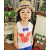 2014夏季新款卡通莫代尔男女童背心宝宝吊带衫童装批发
