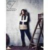 SZ167 Korea autumn explosion slim stitching color temperament down vest