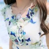 Bohemia 75D Chiffon Dress Dress spot Butterfly Beach fabric Maldives Xia
