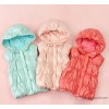 Broken code special children's clothing wholesale winter Girls Hooded down vest vest and thickening