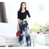 2015 new summer Print Chiffon dress female painting Bohemia dress