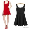 си k168 womens леди новой весной и летом, и ветер, и ветер, волны край без спинок платье, слим
