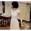 女装 国572228超修身打底连衣裙中长款无袖雪纺裙
