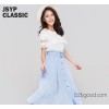 JSYP14夏装新款半身裙 韩版纯色雪纺裙子长裙厂家批发Q6