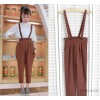 The Korean version of the new spring and summer all-match pleated waist slim Haren nine feet female