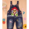 【精品直销】精美眼镜熊图案秋背带裤（图）