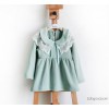 Hot Korean girls girls girls dress Lapel Princess Dress Girls lace dress new explosion of direct sel