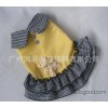 For the Zhongshan garment factory accessories market pet dog dress Princess Dress stone label print