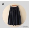 秋水 2015夏季新品女式休闲裤棉麻款七分裤