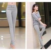 Free agent 2015 new spring women's casual pants slim stretch cotton fashion shop feet.