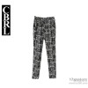 DN053 the new spring and summer dress and custom rayon elastic waist pants baggy pants female Haren