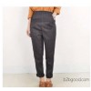 2015 new pants listed British style pattern Ms. Haren pants pants waist temperament group