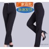 特价女士西裤职业装黑色直筒百搭女式长裤 酒店服务员工作裤加厚