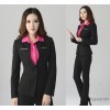 秋冬新款西服套装 韩版修身OL工作服 酒店前台商场女式职业装