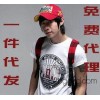 韩版男装T恤 一件代发免费代 拉架棉男短袖T恤2014夏季必