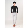 The new spring and summer 2015 fashion men's pants icy cool linen ribbon men's casual pants male who
