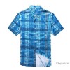 Goldberg 2015 mercerized cotton shirt short sleeved summer new business casual middle-aged men wash 