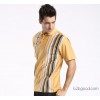 2014 new brand discount business men's short sleeved summer T-shirt mercerized cotton T-shirt Lapel 