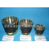 陶瓷加工 批发 电镀金/银色 黑板花盆 园艺用品 白云土 花