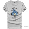 Fox T-shirt concise fashion
