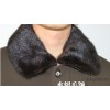 Man Alfred fur mink fur Mink Collar imported square collar men's leather collar