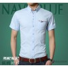 2015 summer new men's Casual Shirt Mens Cotton Short Sleeved Shirt 2015 floral fashion