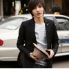 2011年秋季新款 白色扣眼 韩版修身两粒扣男式西服西装X5