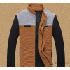 男装秋冬新品时尚休闲外贸jacket外套男式拼接品牌男式夹克