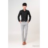 2015 new summer men's casual pants cotton trousers waist straight thin spot wholesale manufacturers