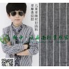 高档亚麻条纹领带款时尚男童衬衫 质感舒适自然健康