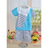 2014 new summer children T shirt / Modal short suit baby children's cotton stretch set wholesale