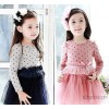 2014 فستان تنورة الجملة الكورية girls'cotton الجمب سوت فستان تنورة أطفال صغار.الأطفال
