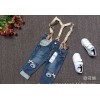 High water soft children Denim Bib Overalls cattle Tong Tong Trade Next's