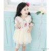 بنات اطفال 2015 الأطفال الأميرة اللباس مشبك الغزل تنورة اللباس ملابس ملابس صيف جديد 2015 ج