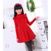 جديد girls'wool ثوب جدي طفل بنت ثوب الأميرة تنورة اللباس الكورية في الشتاء الربيع الفرع