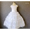 2015 new Gucci children dress clothing white Jumpsuit three-dimensional flower hundred days of pure 