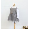 Qz15406 children's clothing wholesale trade Mao Nequn distribution belt splicing.