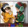 Children's hats wholesale knitted hat scarf Mao Xianmao all-match paragraph children knitted cap JM0