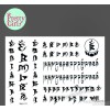 Popular tattoo tattoo stickers affixed to the waterproof protection arm chest paste Y Harajuku