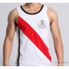 SEOBEAN men's fashion wholesale white vest Hibbing vest fitness