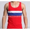 SEOBEAN red white and blue collar vest fashion color cotton casual men's Vest