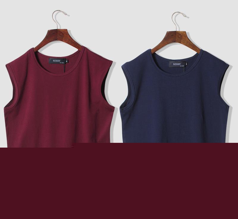 Wholesale high quality men's vest vest sleeveless T-shirt in summer men's sweat color code