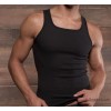 Wholesale Korean casual men's vest SEOBEAN genuine black men seamless Hibbing rib