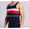 SEOBEAN blue collar fashion vest white red color cotton casual men's Vest